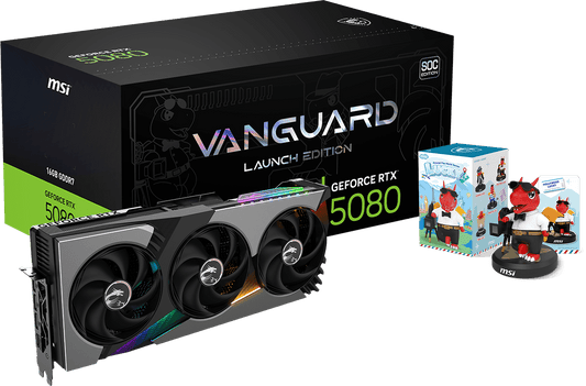 MSI GeForce RTX 5080 16G VANGUARD SOC LAUNCH EDITION Graphics Card