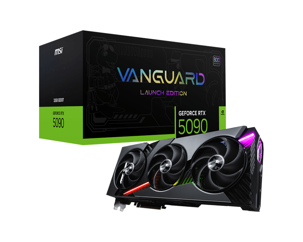 MSI GeForce RTX 5090 VANGUARD SOC Graphics Card